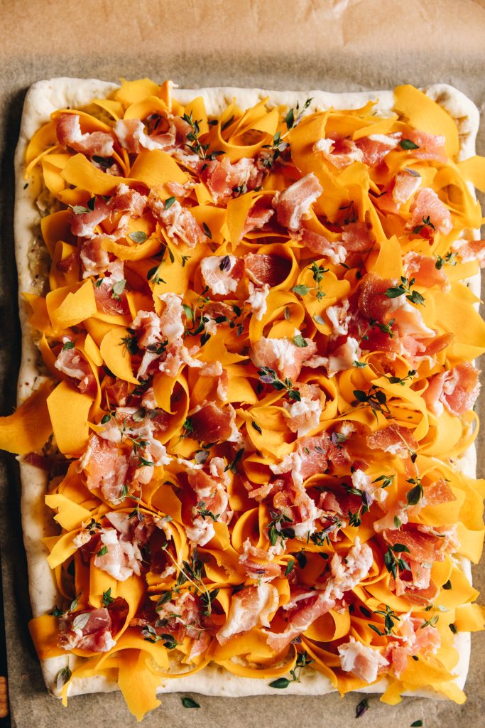 Unbaked Creamy Pumpkin Tart