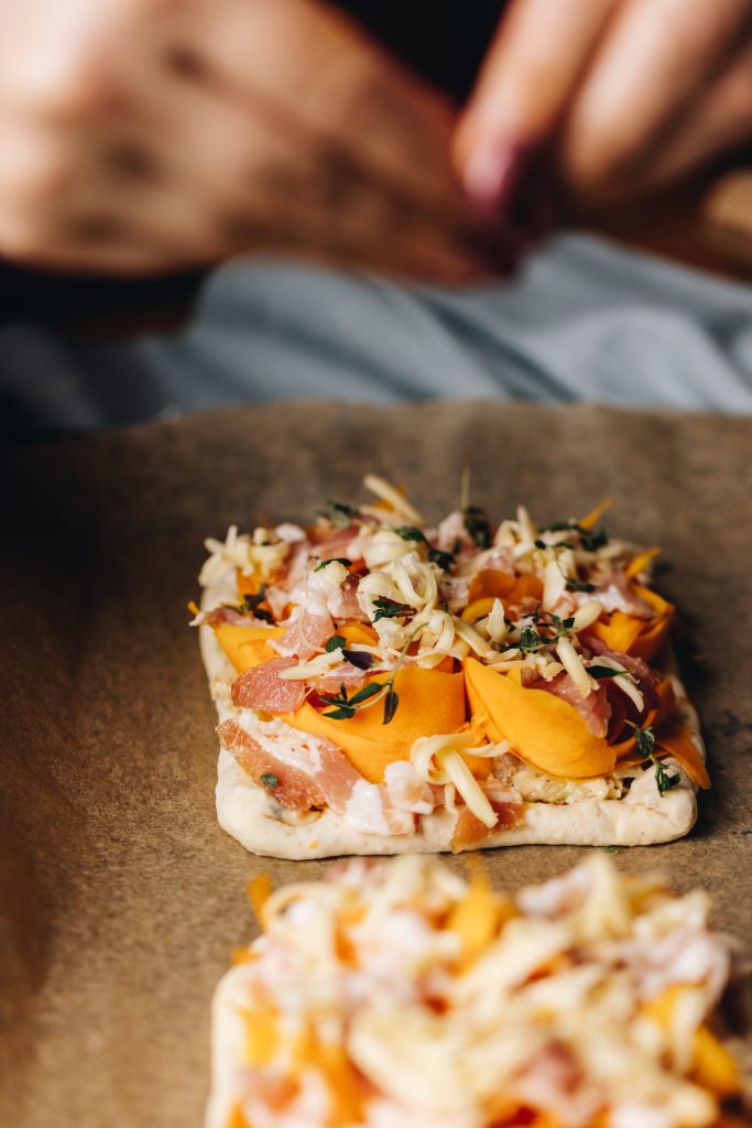 Crunchy Yeasted Savoury Pastry