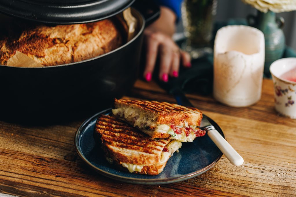 Maple Bacon Cheese Toastie