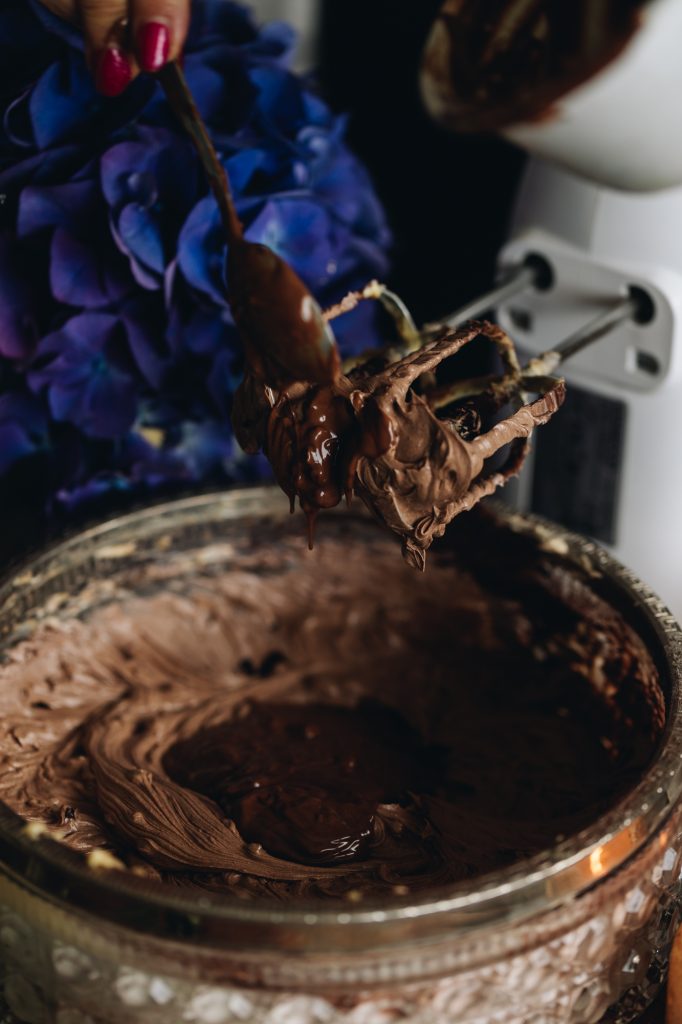 Whipped butter and chocolate