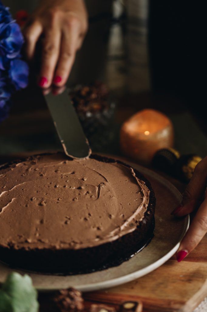 Buttercream on cake