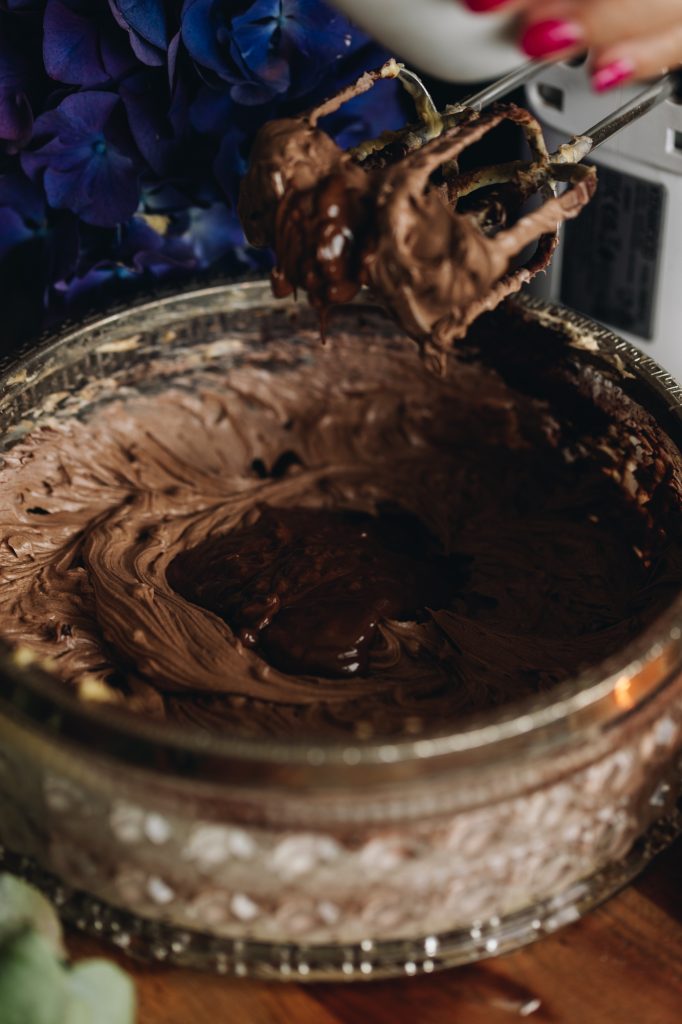 Whipped butter and chocolate