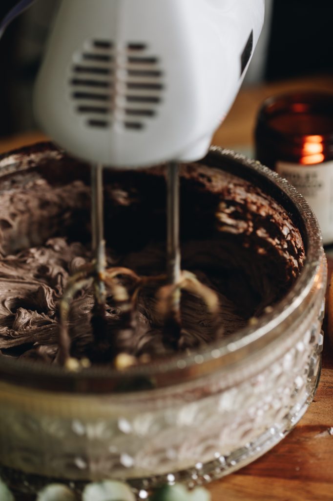 Whipped butter and chocolate