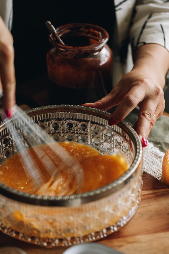 Whisked eggs