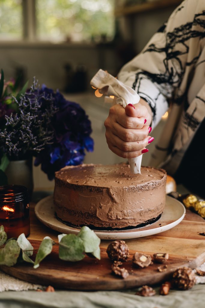 Piping buttercream