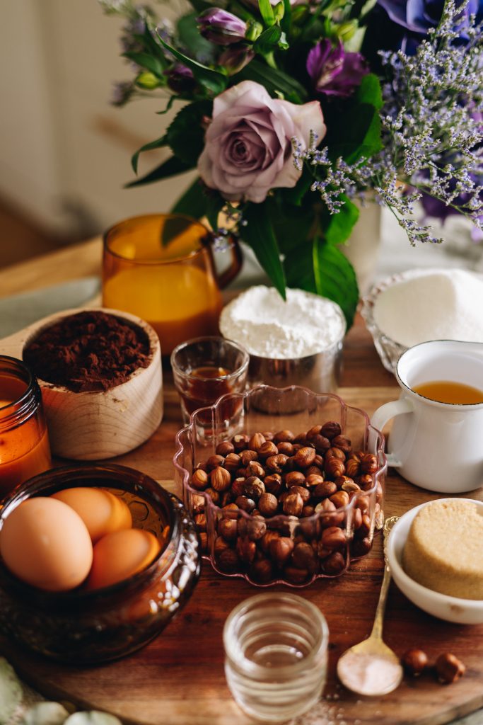 Cake ingredients 