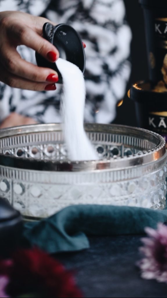 Add the sugar in to the water