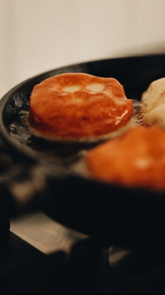 Frying the fry bread