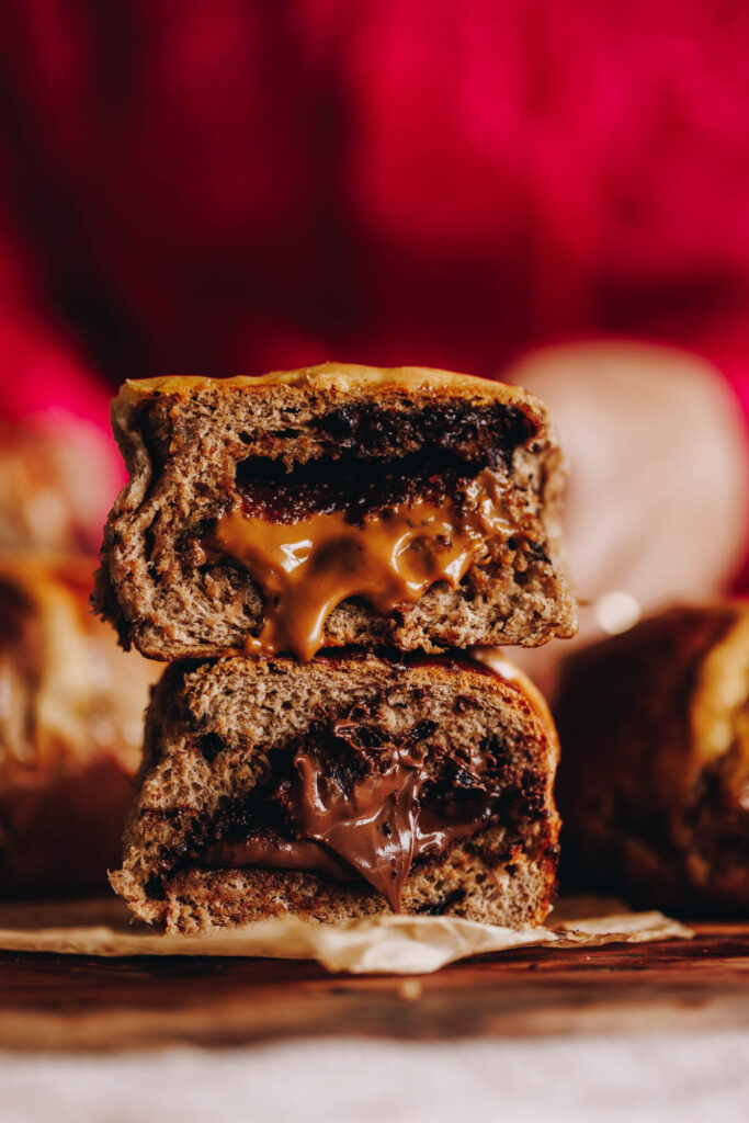 Nutella Hot Cross Buns