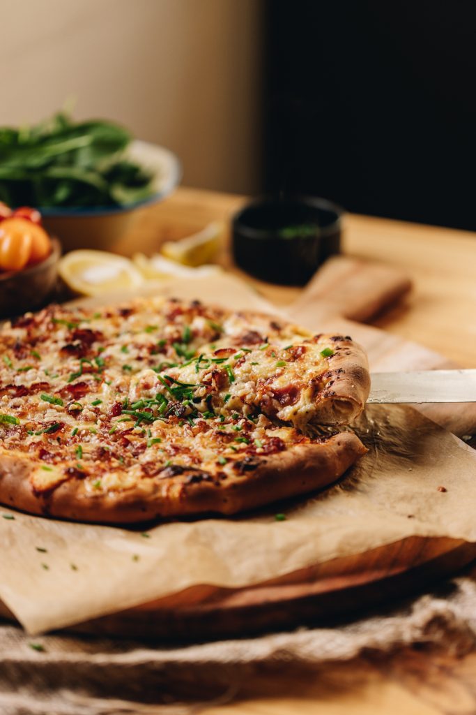 Cheese and Onion Pizza