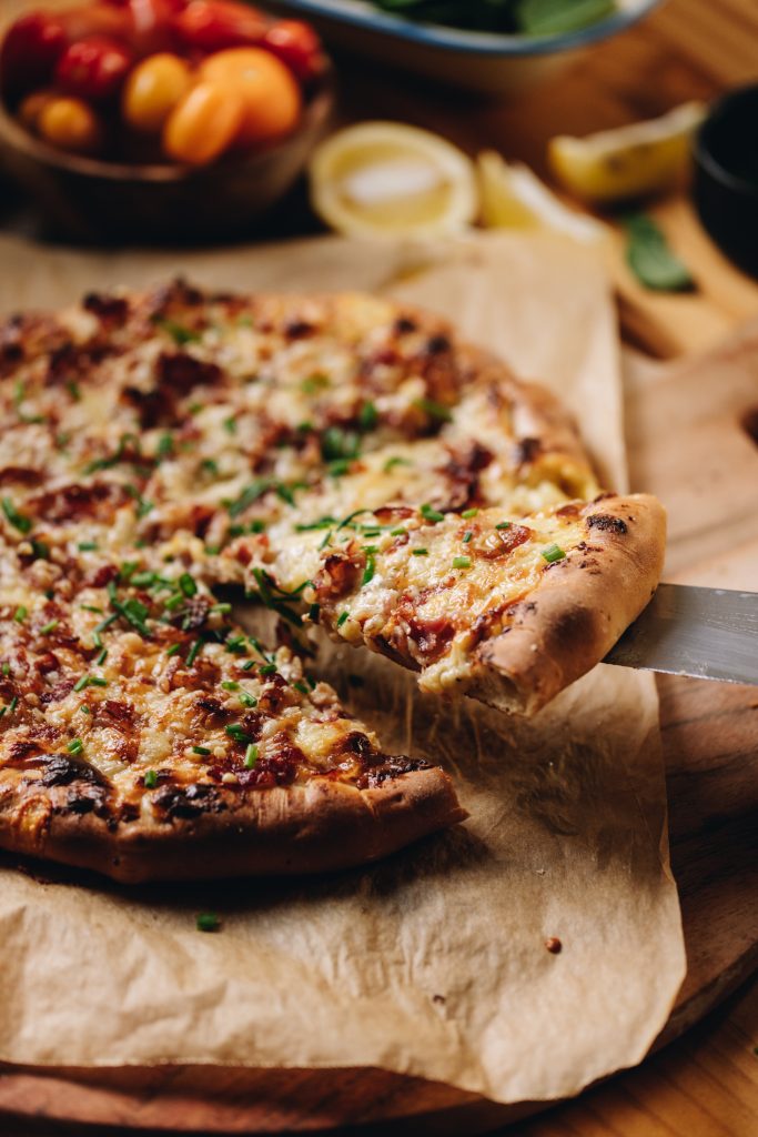 Cheese and Onion Pizza