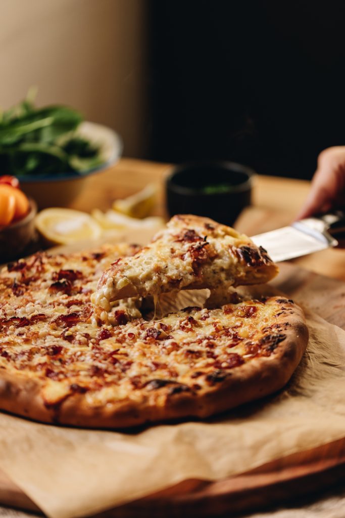 Cheese and Onion Pizza