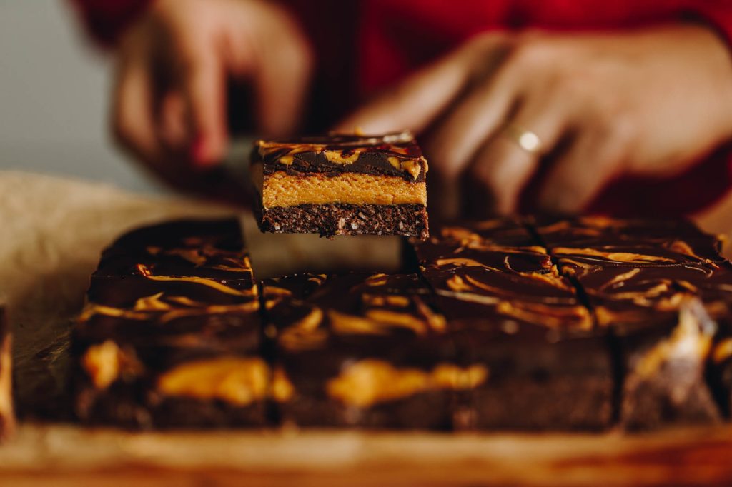No-bake Peanut Butter Slice