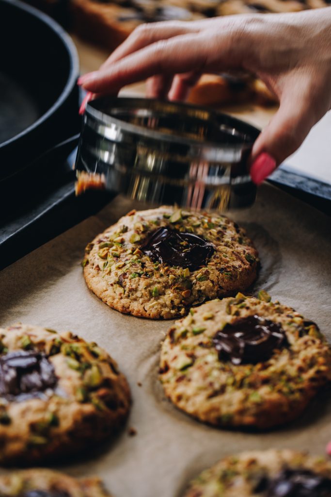 Shape the cookies