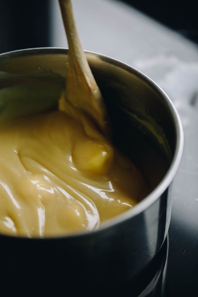 Melt the condensed milk