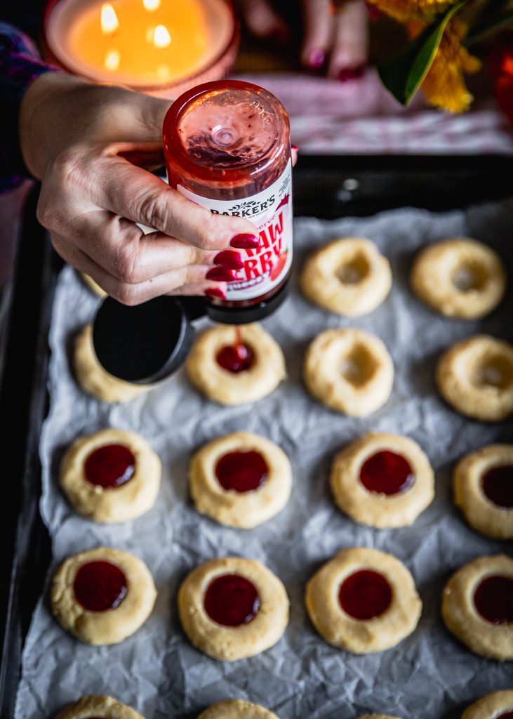 Lemon Strawberry Jam Drops