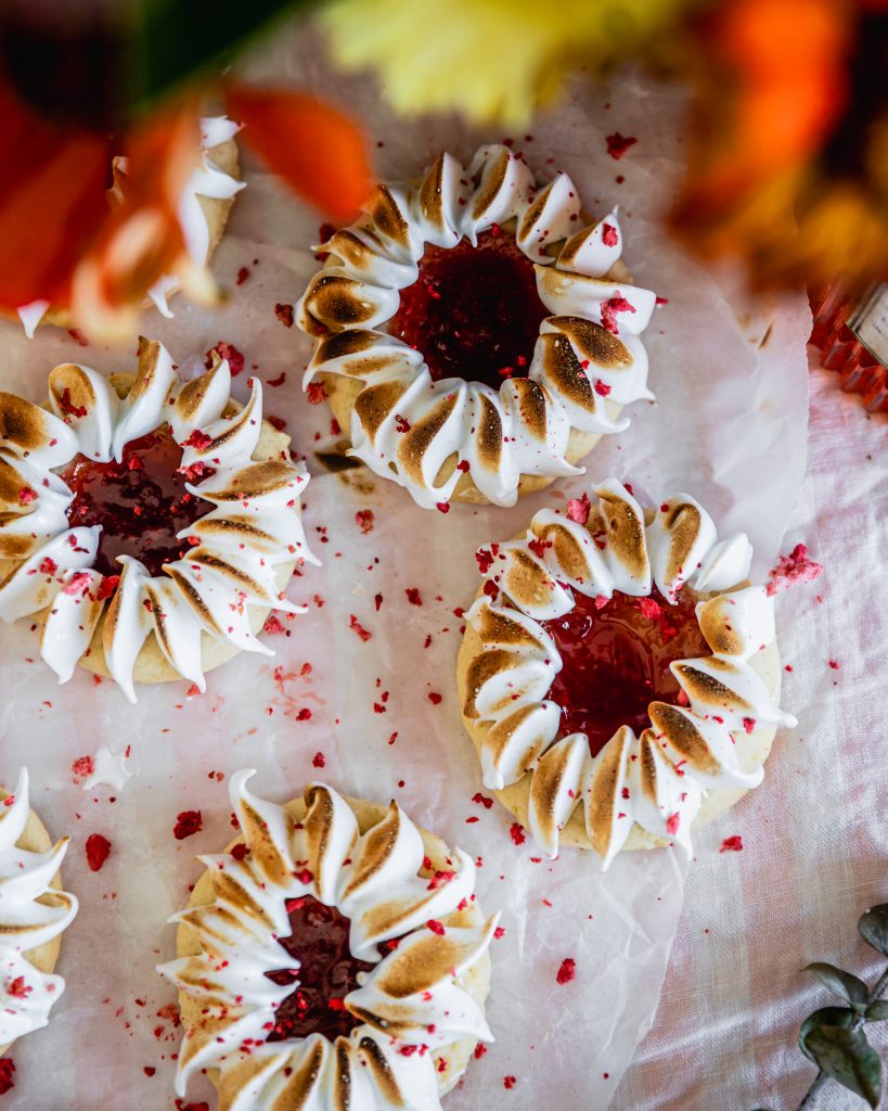 Lemon Strawberry Jam Drops
