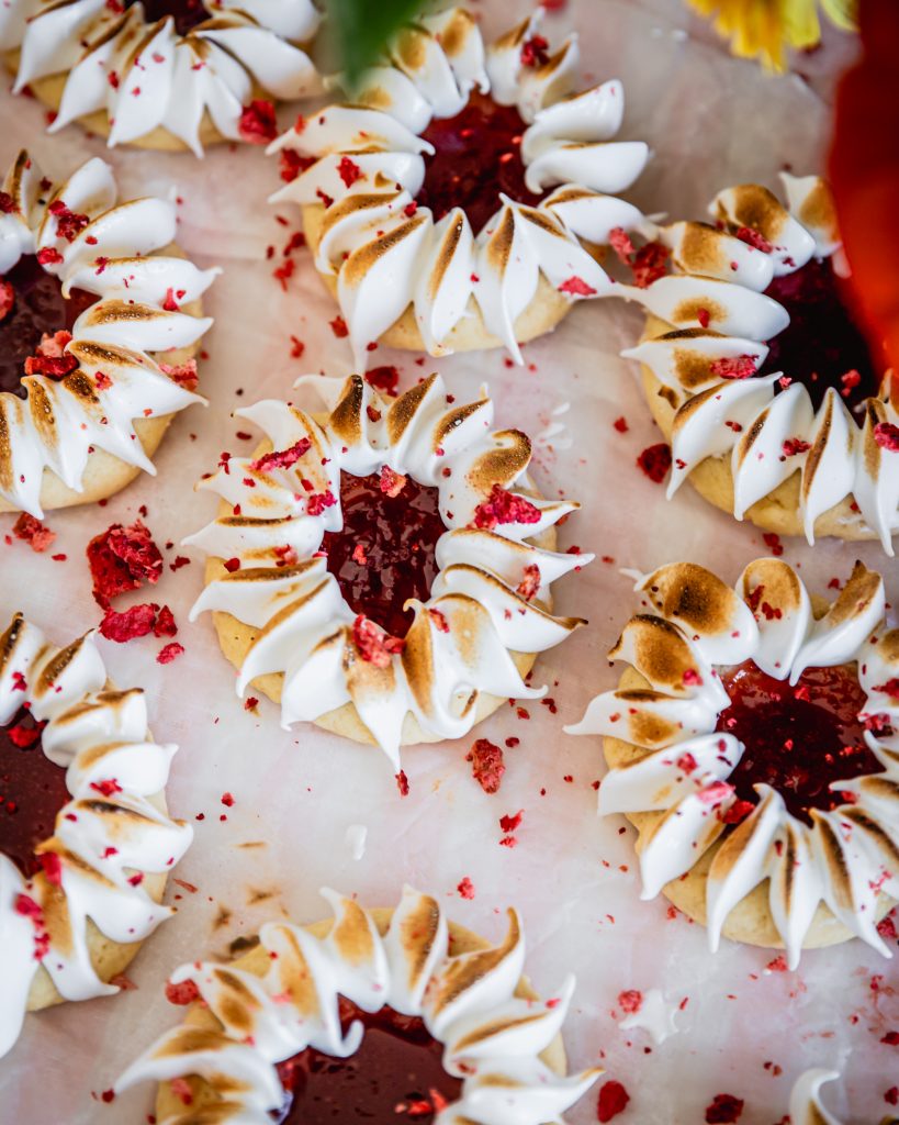 Lemon Strawberry Jam Drops