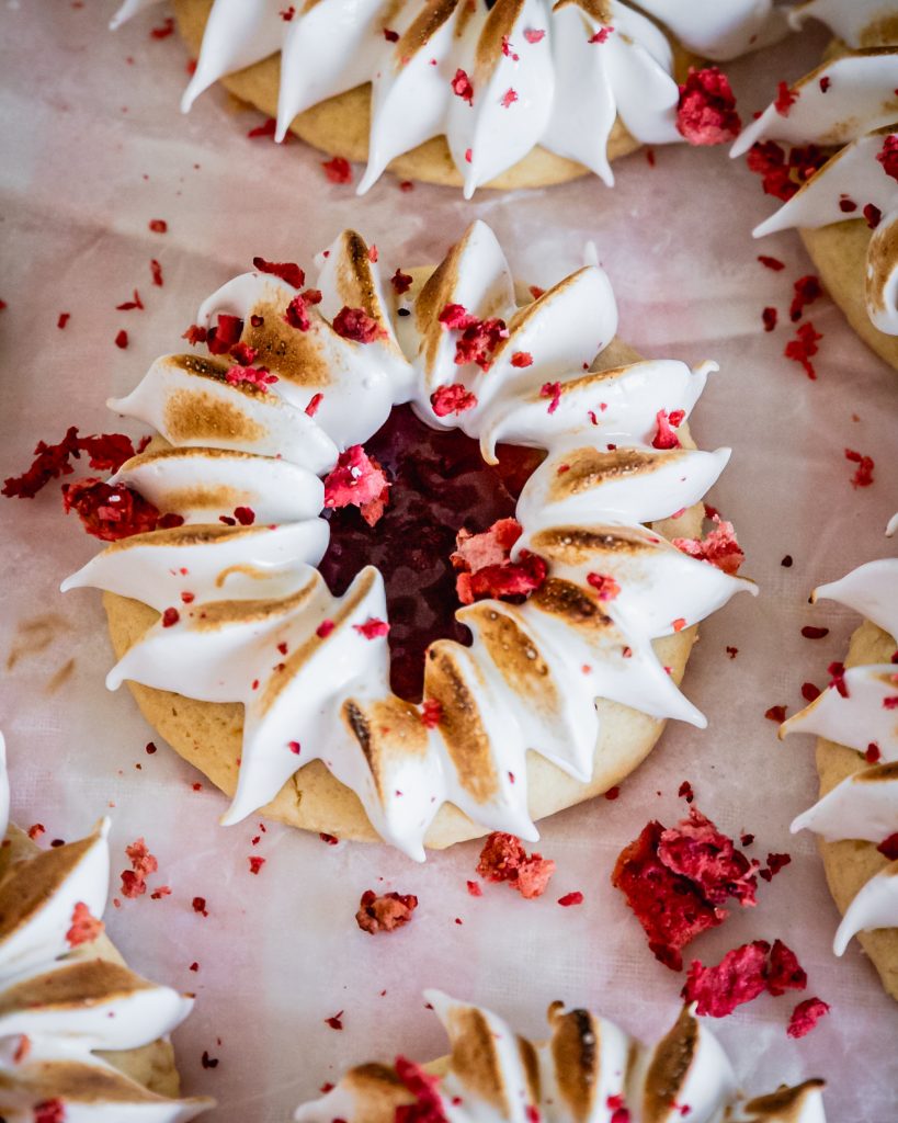 Lemon Strawberry Jam Drops
