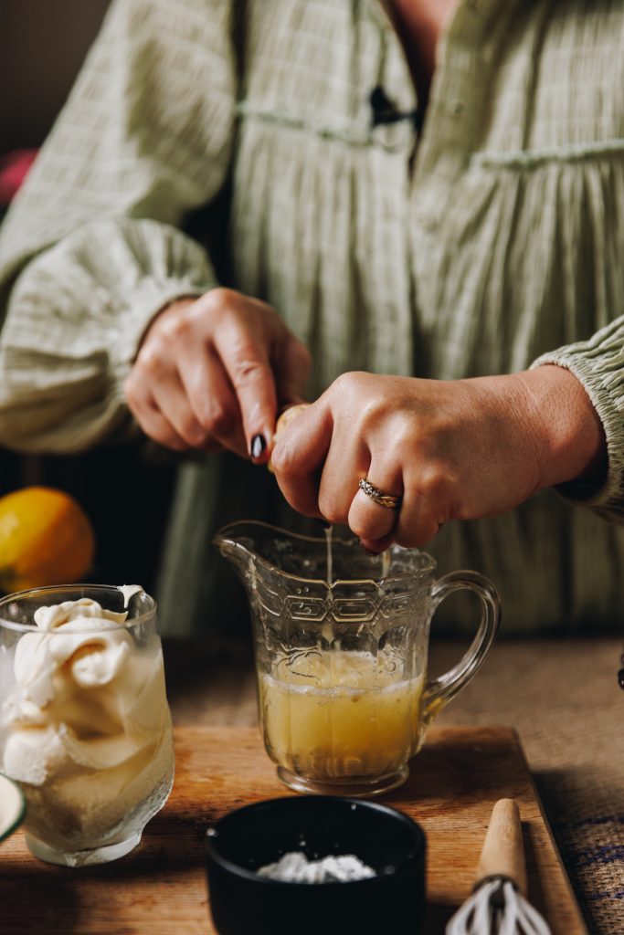 Freshly squeezed lemon juice