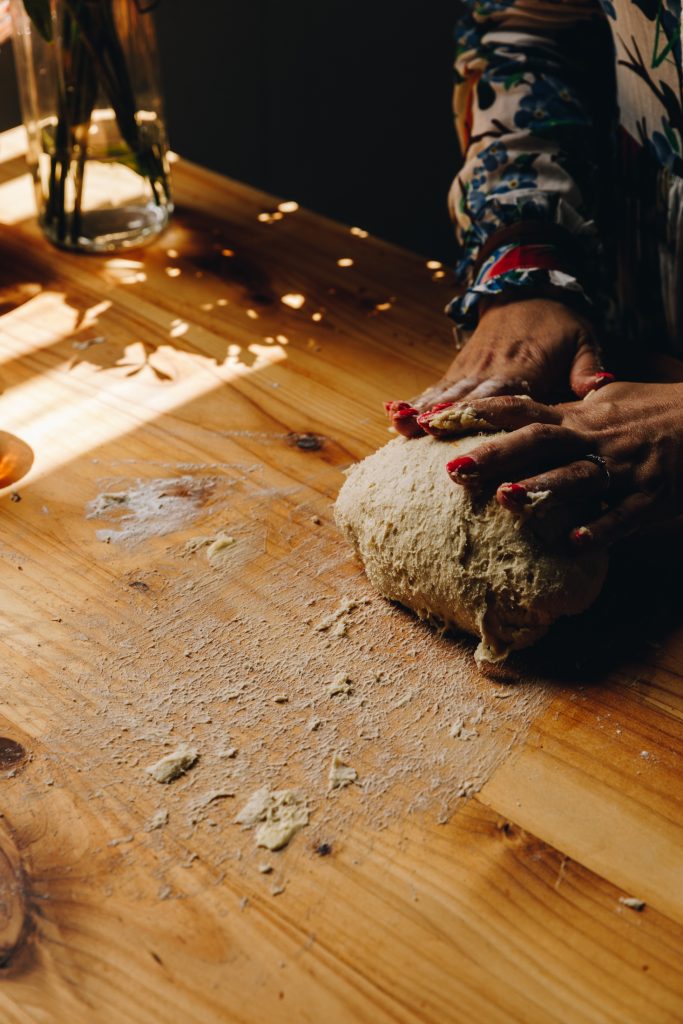 Dough kneading