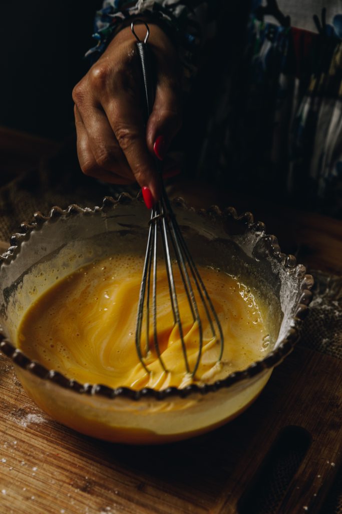 Custard stirring