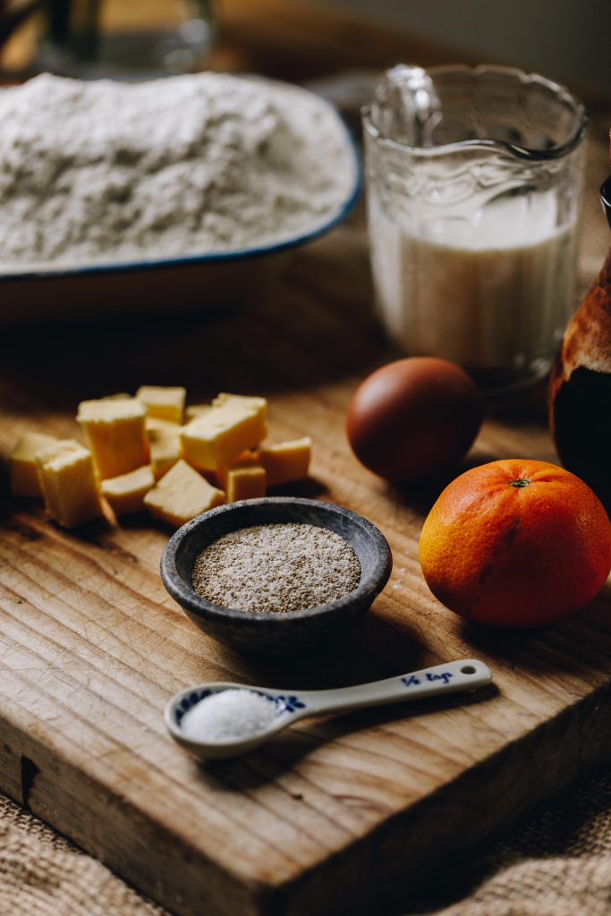 Yeast and mandarins
