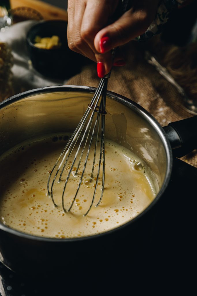 Custard heating