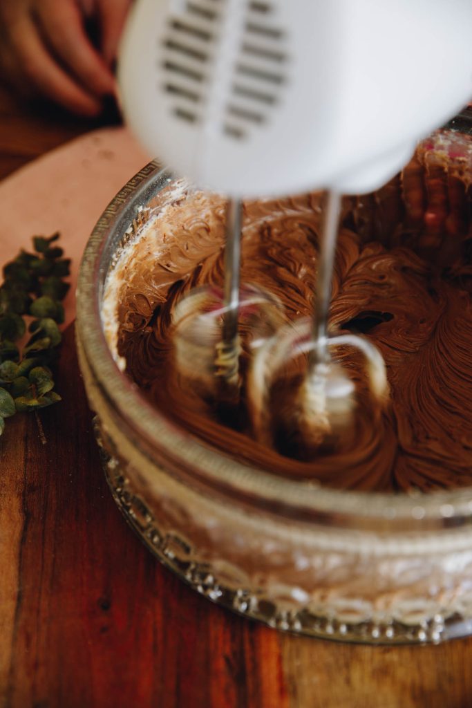 Whip the buttercream