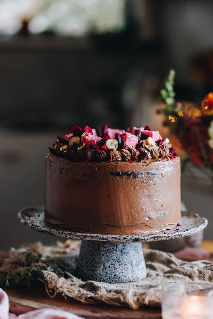 Chocolate Cake with Biscoff Buttercream
