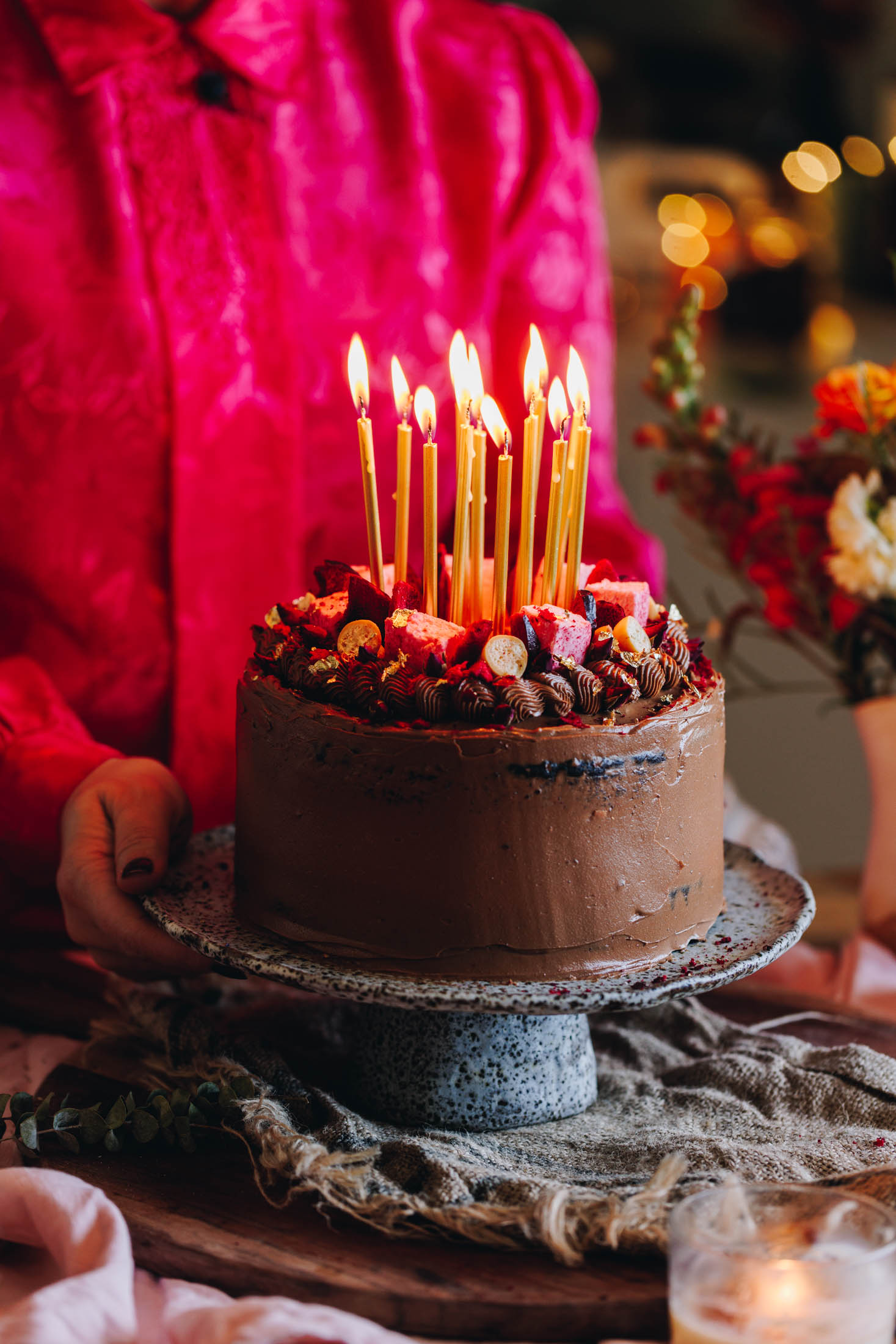 Chocolate Cake with Biscoff Buttercream