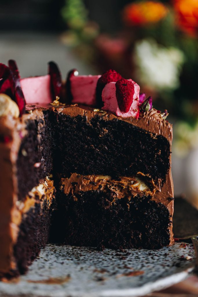 Chocolate Cake with Biscoff Buttercream
