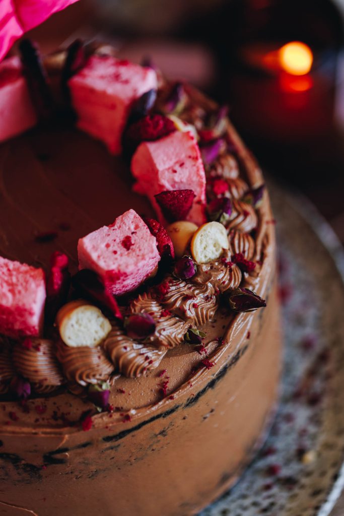 Chocolate Cake with Biscoff Buttercream