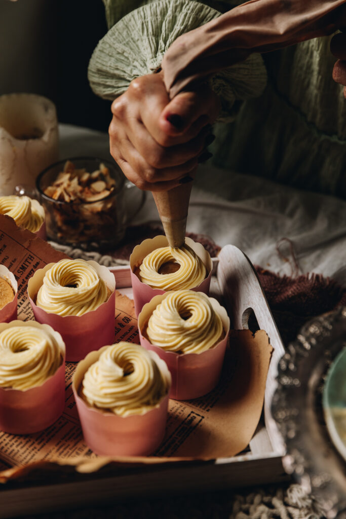 Swirled buttercream