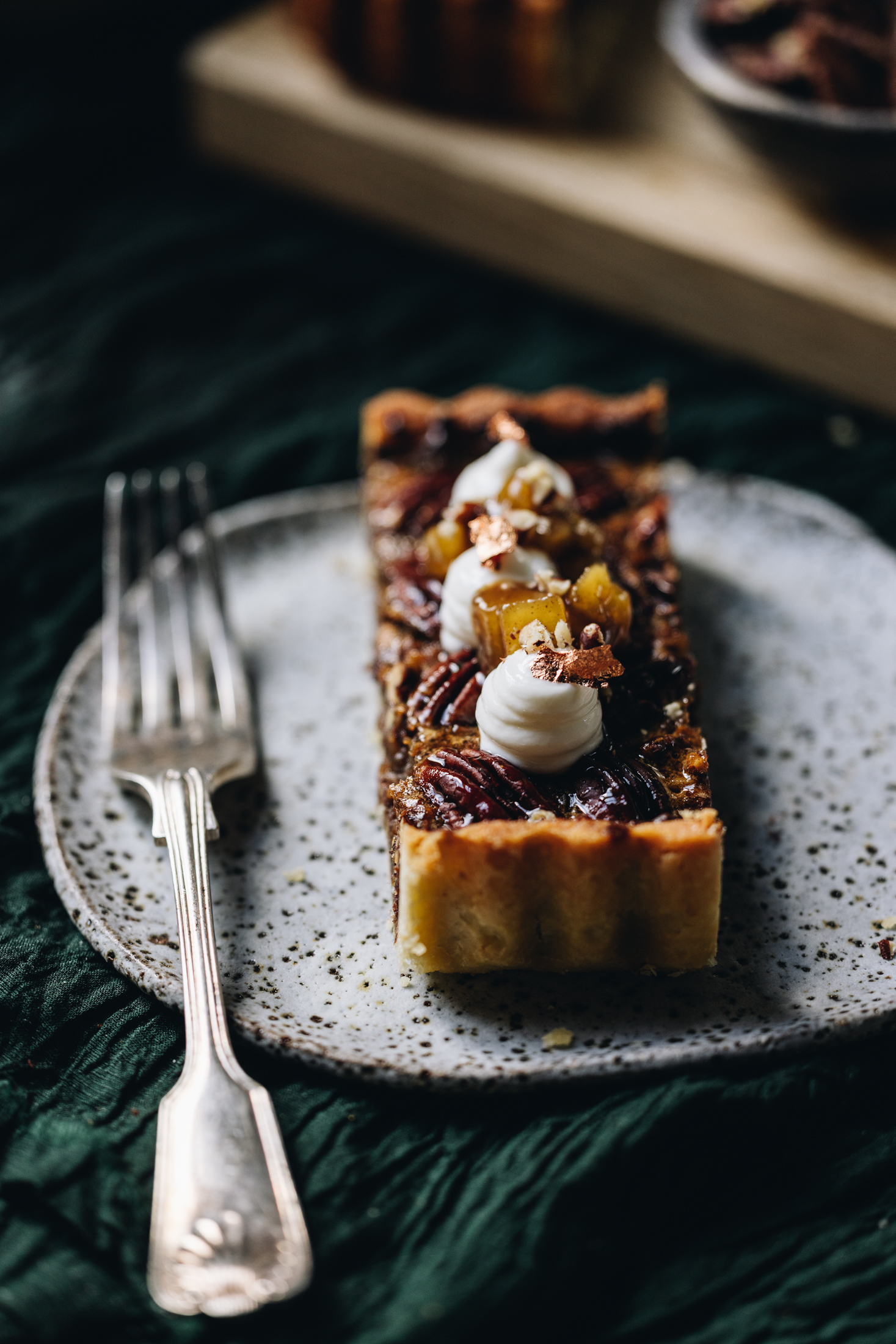 Pecan Pie with Dark Chocolate