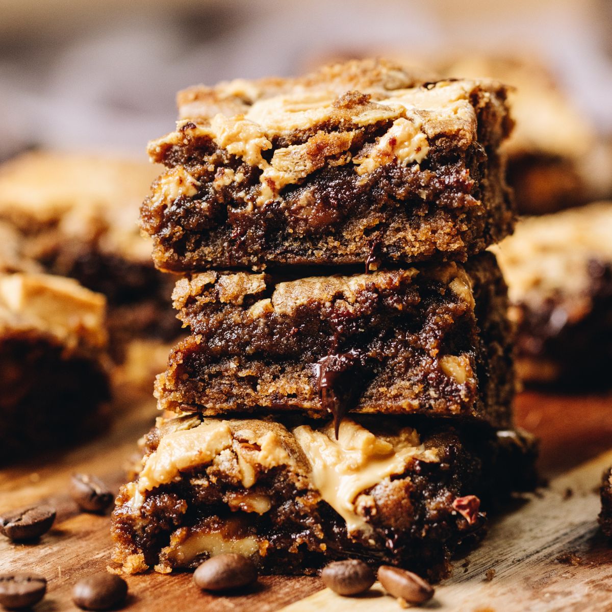 Coffee Chocolate Chunk Blondies